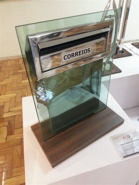 Caixa De Correio Inox Para Muro De Vidro Blindex R 395 00 Em Mercado