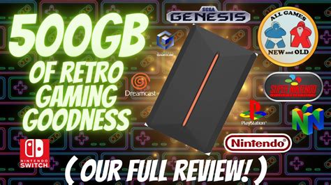 Hyper Base LBox HDD Review 500GB Of Retro Gaming Goodness YouTube