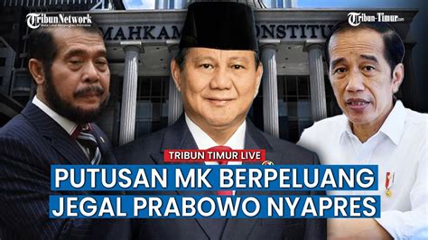 🔴nasib Prabowo Diputuskan Mk Soal Batas Usia 70 Tahun Pengamat Saya