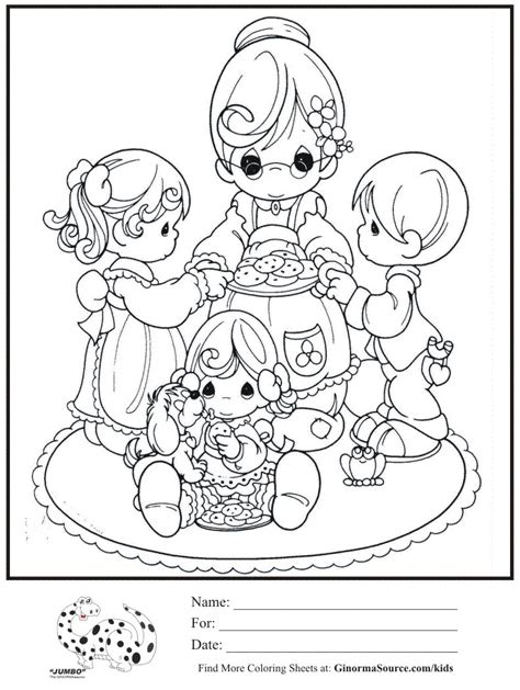 Precious Moments Birthday Coloring Pages at GetColorings.com | Free printable colorings pages to ...