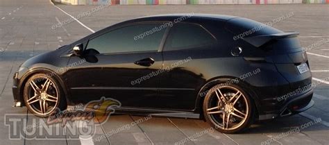 Спойлер Хонда Цивик 5Д (задний спойлер на багажник Honda Civic 5D Type ...