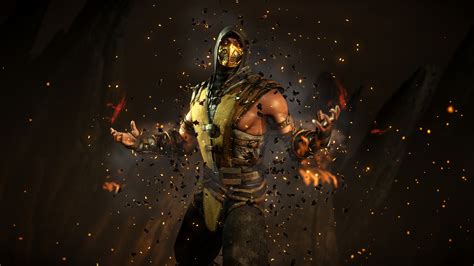 Mortal Kombat Scorpion Digital Wallpaper HD Wallpaper Wallpaper Flare