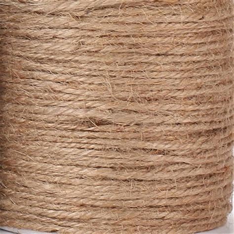 Cqinju Ficelle De Jardin M Lot Mm Jute Corde Blanche Filetage De