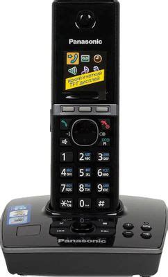 Радиотелефон Panasonic KX-TG8061RUB, черный – купить в Ситилинк | 620629