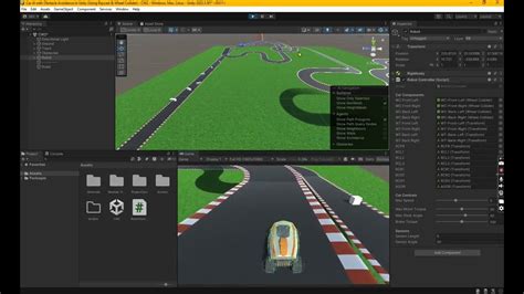 Car Ai With Obstacle Avoidance In Unity Using Raycast And Wheel Collider Youtube