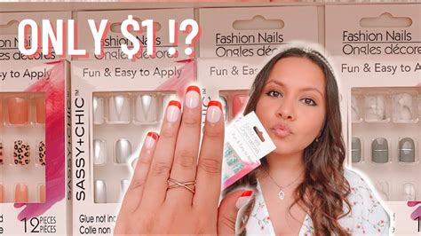 Dollar Tree Nails 1 Press On Nails At Home Easy Affordable And Cute