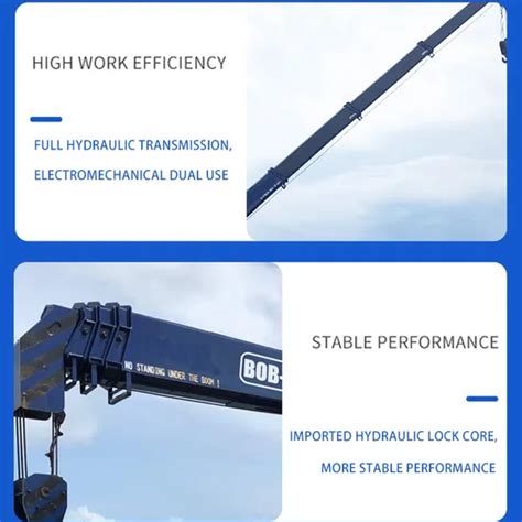 Hydraulic Knuckle Bob Lift 16 Ton Marine Mounted Telescopic Boom Crane