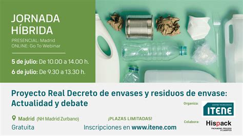 Jornada Proyecto Real Decreto Envases De Julio