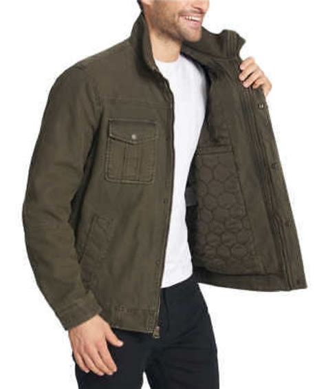 Chamarra Levis Trucker Militar 100 Original Doble Forro Meses Sin