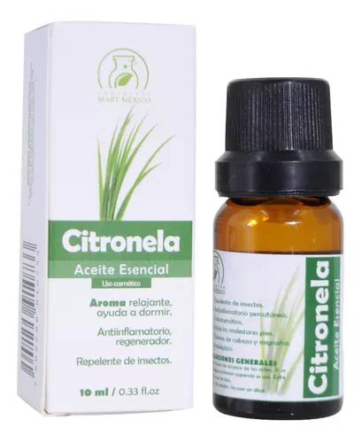 Aceite Esencial De Citronela Premium Puro Ml Mercadolibre