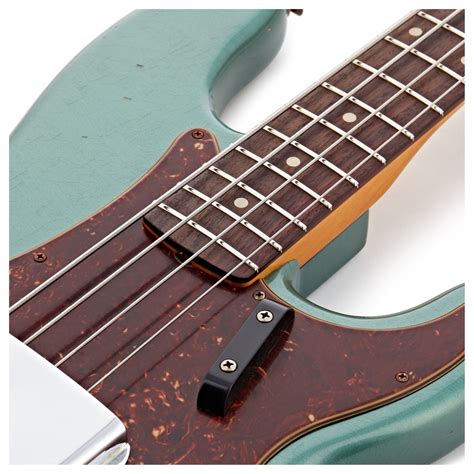 Fender Custom Shop 61 Precision Bass Relic Aged Sherwood Green At Gear4music