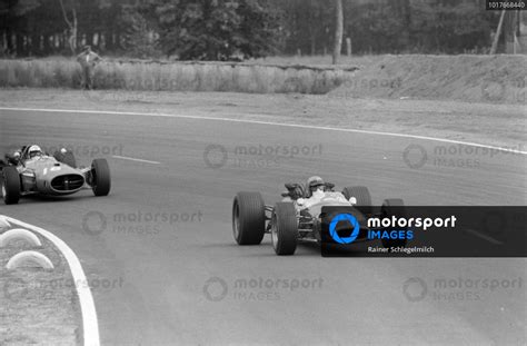 Jack Brabham Brabham Bt Repco Leads Guy Ligier Cooper T Maserati