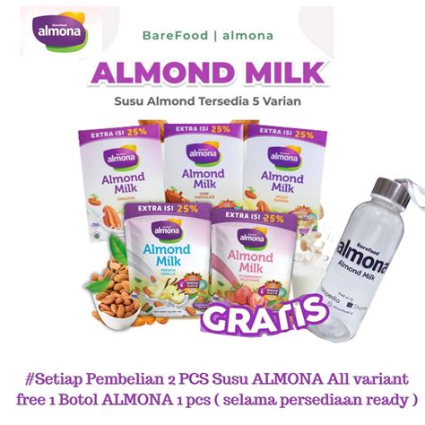 Jual ALMONA Almond Milk Powder ASI BOOSTER With Ekstrak Daun Katuk Susu