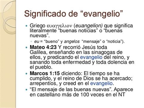 Evangelio Leccion 1