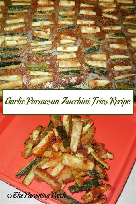 Garlic Parmesan Zucchini Fries Recipe