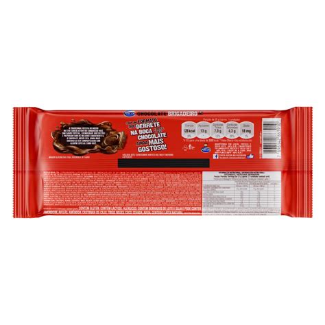 Chocolate Ao Leite Cconfeito De Chocolate Arcor Barra 80g