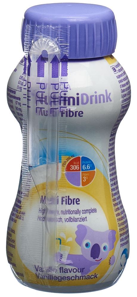 NUTRINI Multi Fibre Liq Vanille Fl 200 Ml Pharmacie Sun Store