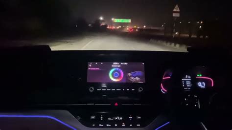 Kia Carens Night Drive Review YouTube