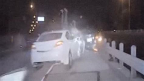 Drunk Driver Slams Into Police Officer Stopped Car Fox News Video