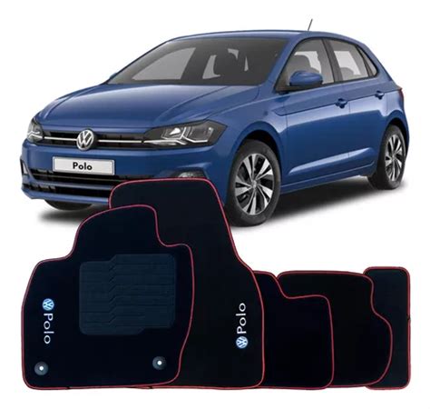 Jogo De Tapetes Adaptável Automotivos Vw Novo Polo 2018 2020