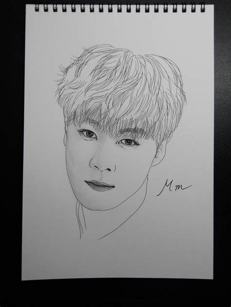 ASTRO Moonbin ムンビン イラスト 似顔絵 ムンビン