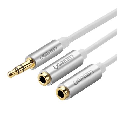 CABLE สายออดโอ UGREEN AUX STEREO AUDIO SPLITTER 20CM 10780