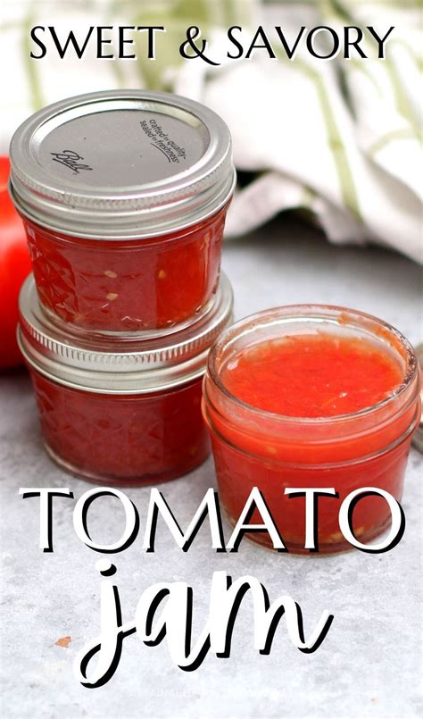 Sweet Savory Spiced Tomato Jam Recipe Attainable Sustainable