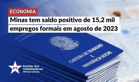 Tem Saldo Positivo De Mil Empregos Formais Em Agosto