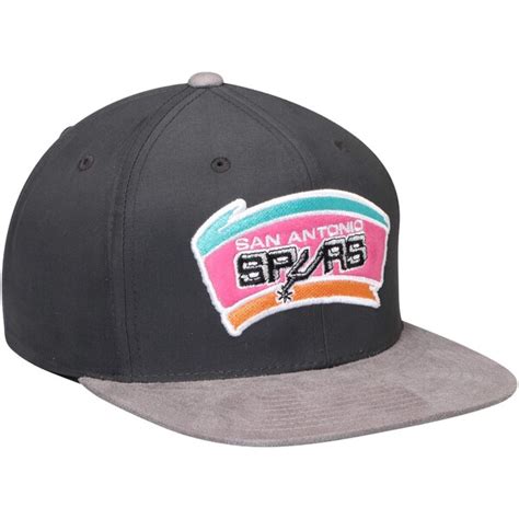 Men's San Antonio Spurs Mitchell & Ness Gray Hardwood Classic Buttery ...