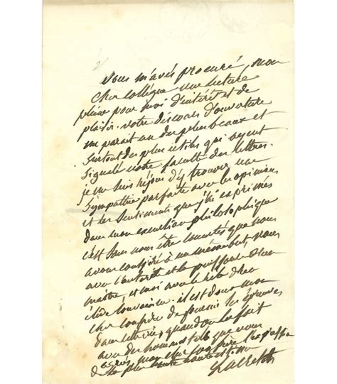 LACRETELLE Jean De Avocat Lettre Autographe E 10247