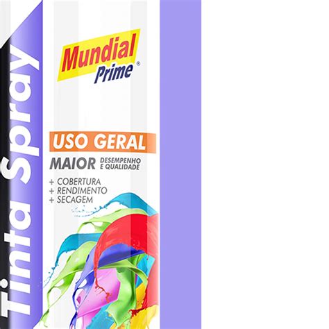 Tinta Spray Uso Geral Branco Fosco Ml Mundial Prime