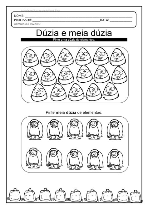 Dúzia Meia Dúzia E Ordinais Em Pdf