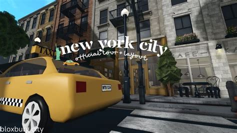 3 1m New York City Official Tour Layout Bloxburg Build City