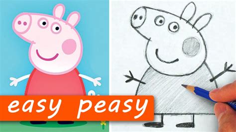 How To Draw Peppa Pig The Easy Peasy Way Youtube