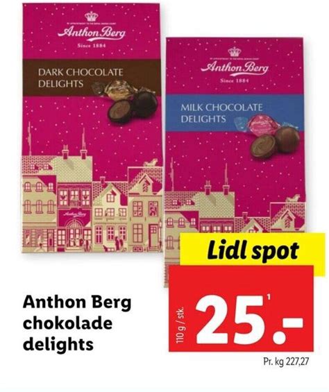 Anthon Berg Chokolade Delights Tilbud Hos Lidl