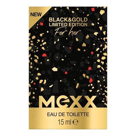 Mexx Black Gold Limited Edition Toaletn Vody Pro Eny Elnino Cz