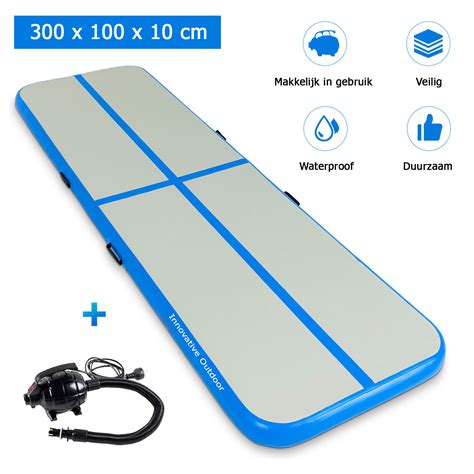 Airtrack Pro Turnmat Blauw Of Meter Cm Dik Kopen