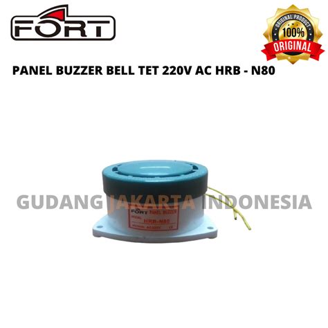 Jual PANEL BUZZER BELL TET 220V AC HRB N80 Shopee Indonesia