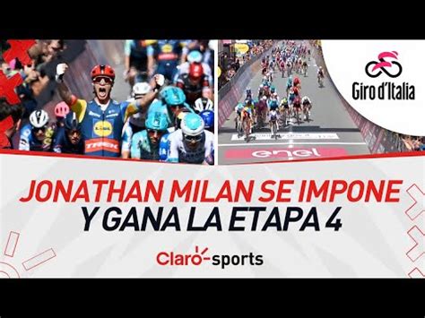 Giro De Italia 2024 Jonathan Milan Se Impone Y Gana La Etapa 4 En El