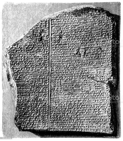 Flood Tablet Relating Part Of The Epic Of Gilgamesh Neoassyrian Nineveh