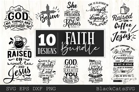 Faith SVG Bundle Bundle Creative Fabrica Faith Svg Christian Svg Svg