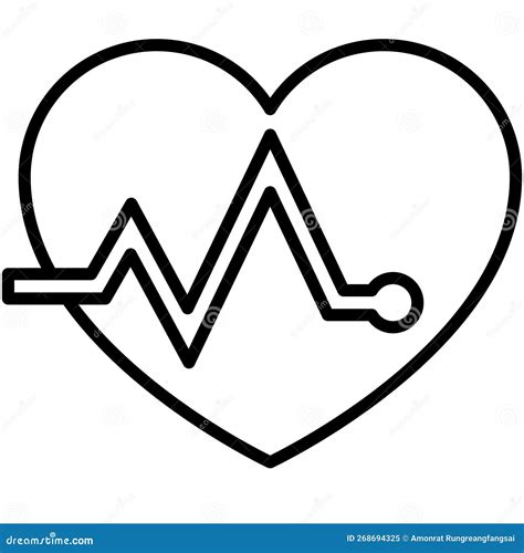 Vital Signs Measurement RGB Color Icon Vector Illustration