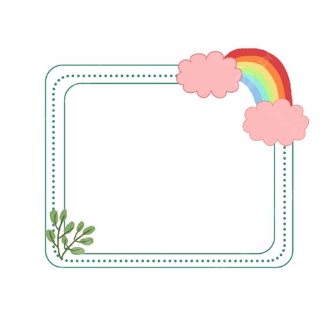 Borde Con Arcoiris Png Vectores Psd E Clipart Para Descarga Gratuita