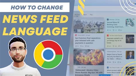 How To Change Google Chrome Browser Newsfeed Language Type Order