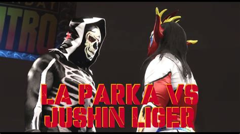 La Parka Vs Jushin Liger Wcw Nitro Week In Wwe K Universe Youtube