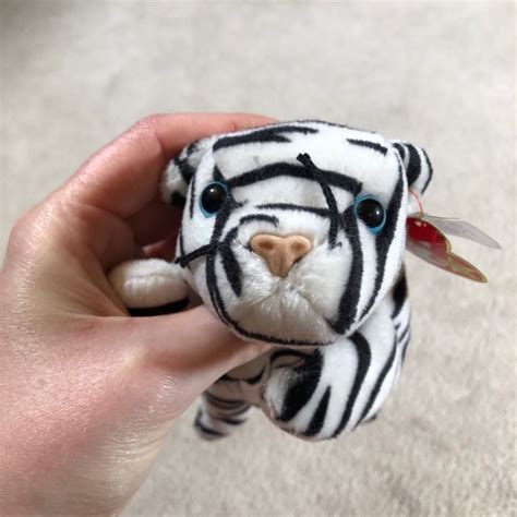 Ty Toys Ty White Tiger Blizzard Beanie Baby Animal 996 Poshmark