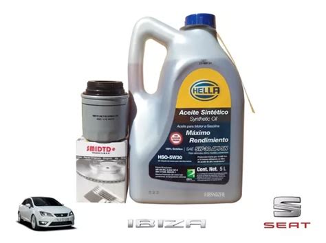 Aceite Sintetico Hella W Filtro Seat Ibiza L Meses Sin Intereses