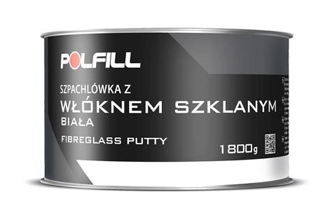 Szpachlówka z Włóknem Szklanym Biała Polfill