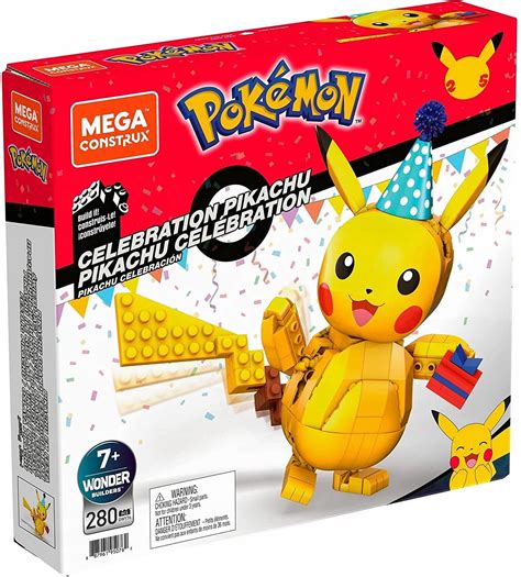 Mattel Pokemon Mega Construx Wi Tuj Cy Pikachu Gwy Klocki Plastikowe