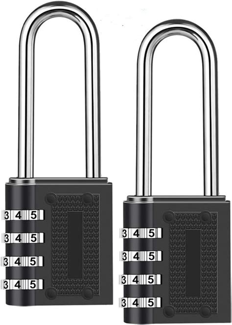 Combination Padlock Long Shackle Lock Beskoohome Cm Shackle